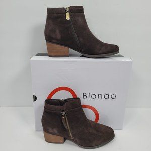 Blondo Isaac Waterproof Women's Ankle Boots Brown Suede B6763-205 US Size 6M